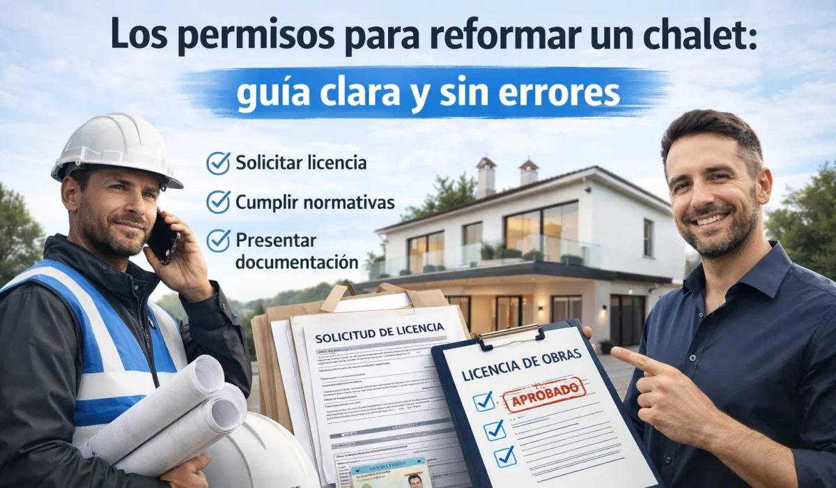 permisos para reformar chalet
