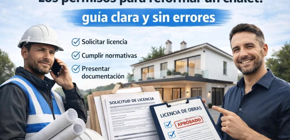 permisos para reformar chalet