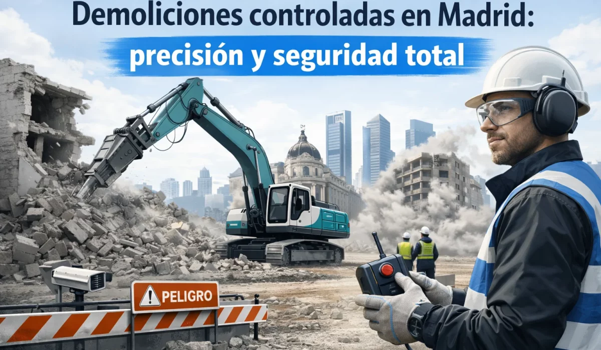 demoliciones controladas Madrid