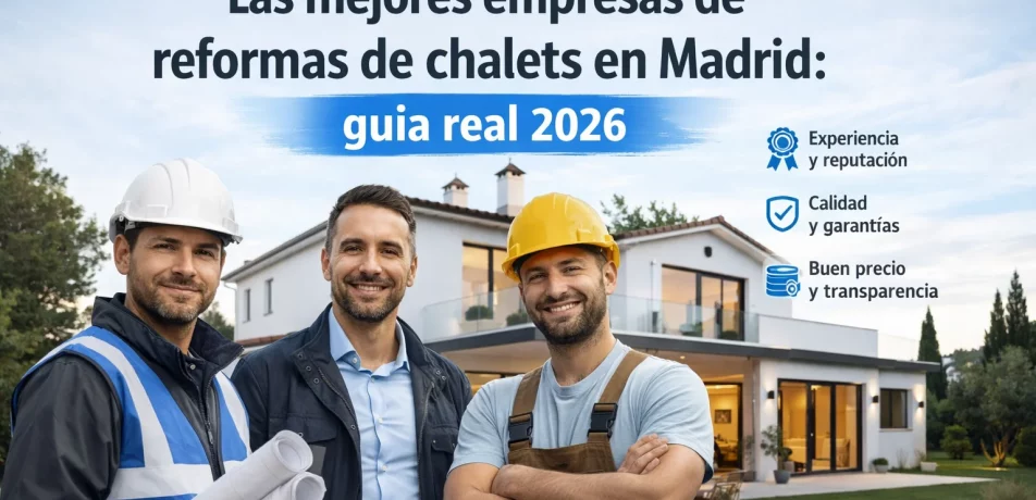 mejores empresas reformas chalets Madrid