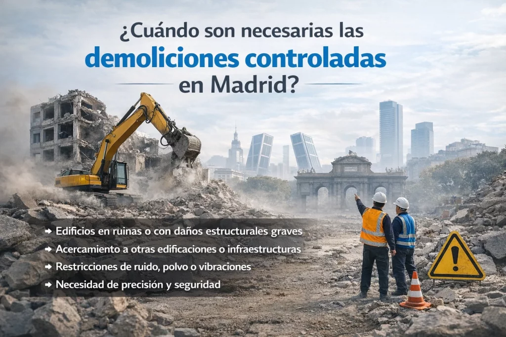 demoliciones controladas Madrid