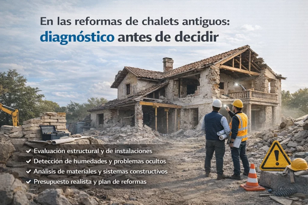 reformas de chalets antiguos