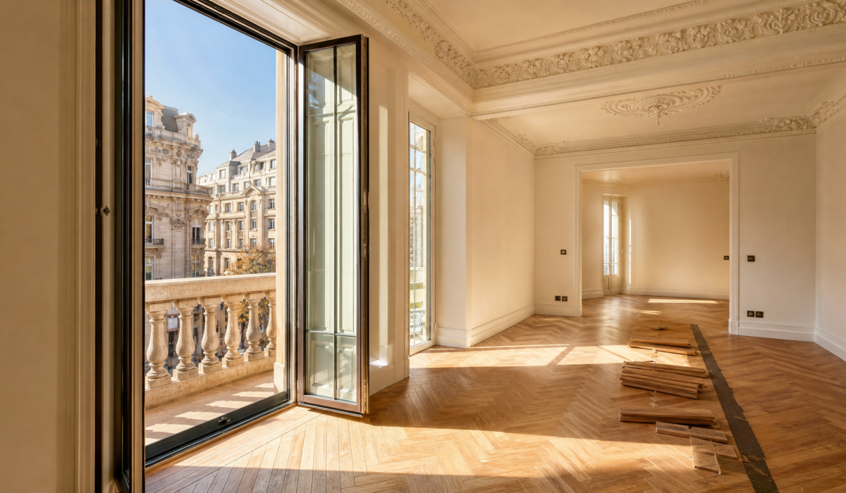 Reforma integral piso en el barrio de Salamanca Madrid – salón luminoso