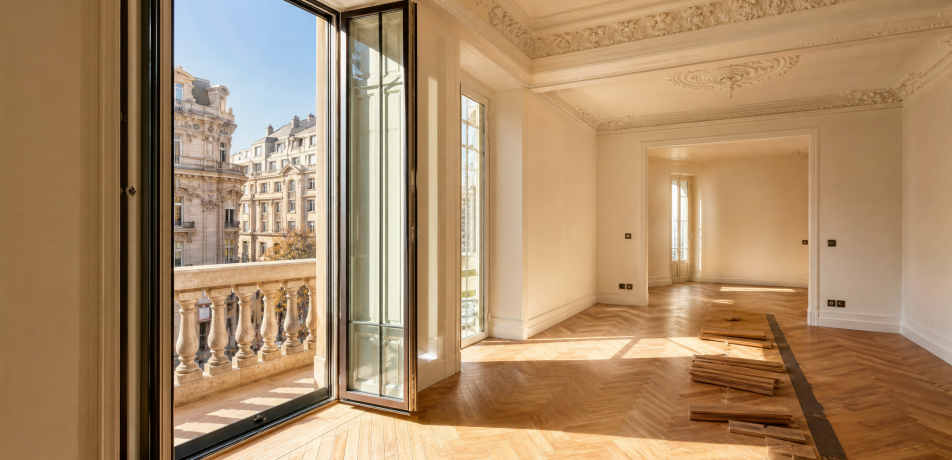 Reforma integral piso en el barrio de Salamanca Madrid – salón luminoso